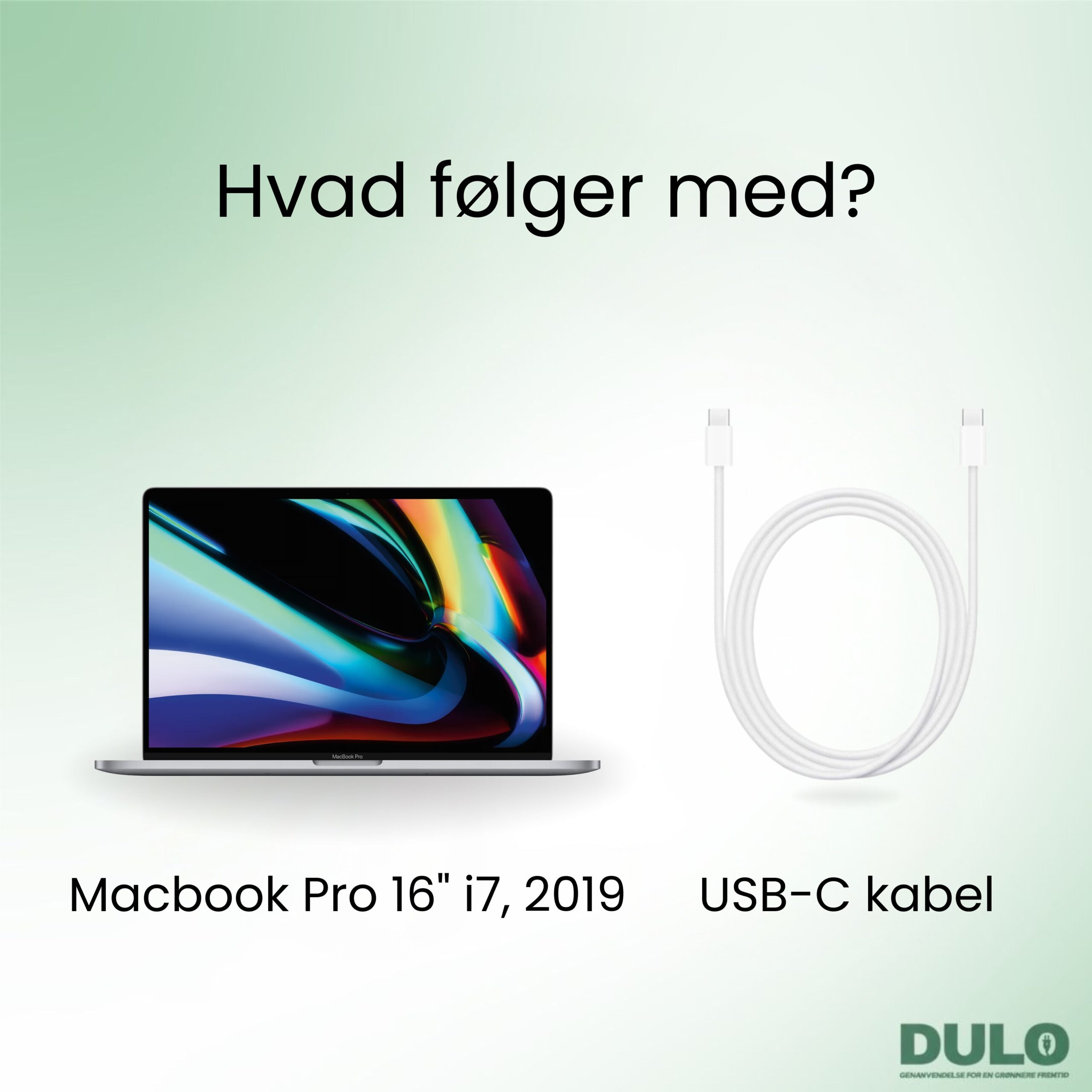 Macbook Pro 16" i7, 2019 (A2141)