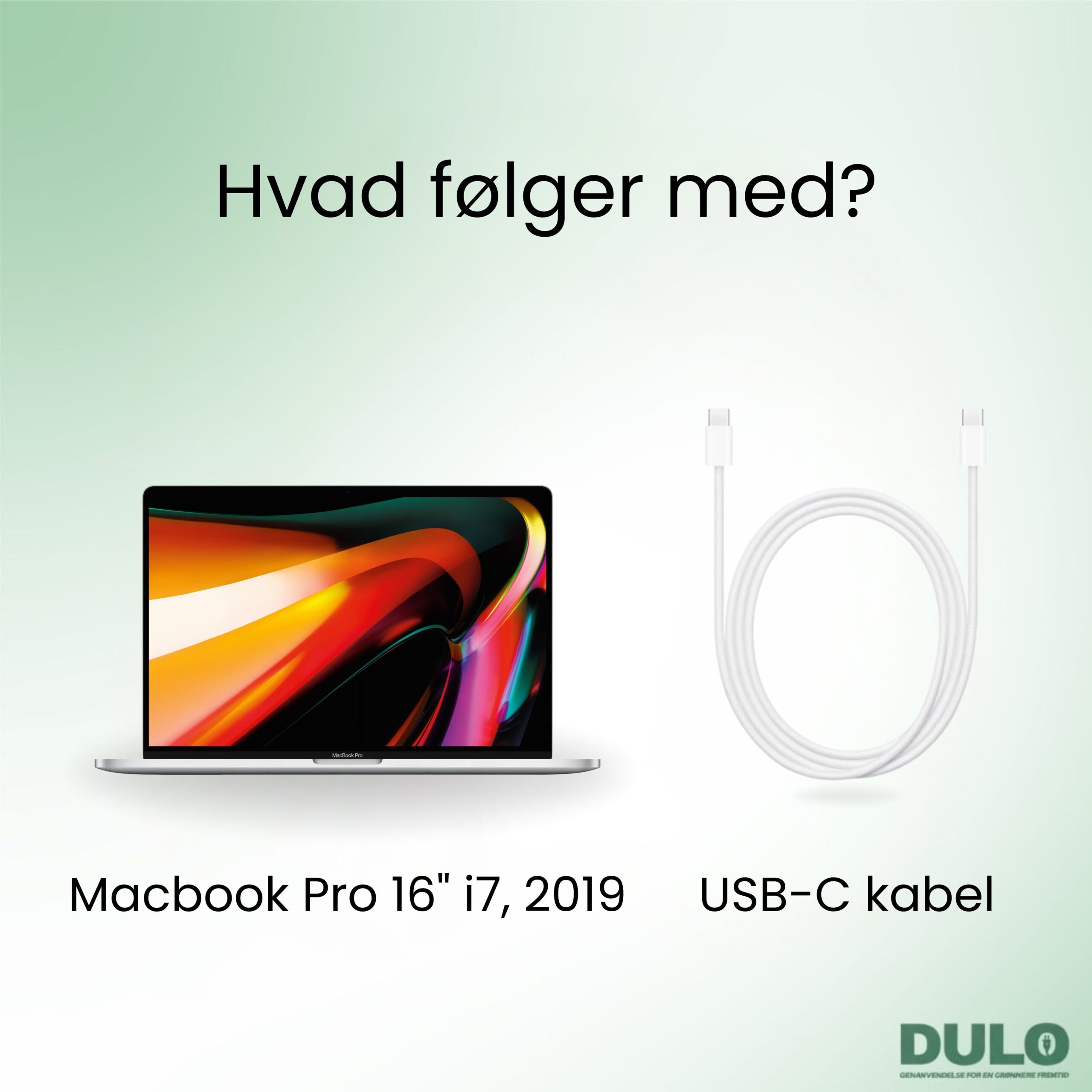 Macbook Pro 16" i7, 2019 (A2141)
